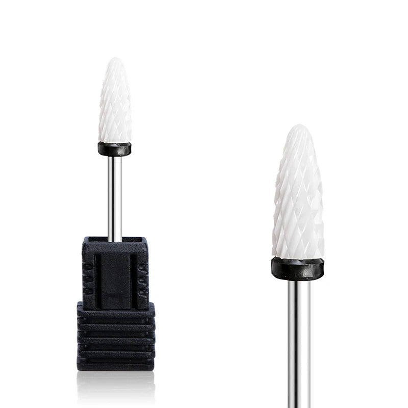 1pcs Ceramic Milling Cutter Nail Drill Bits Electric Manicure Drills Pedicure Mill Bits Machine Files Nail Art accessories Tool