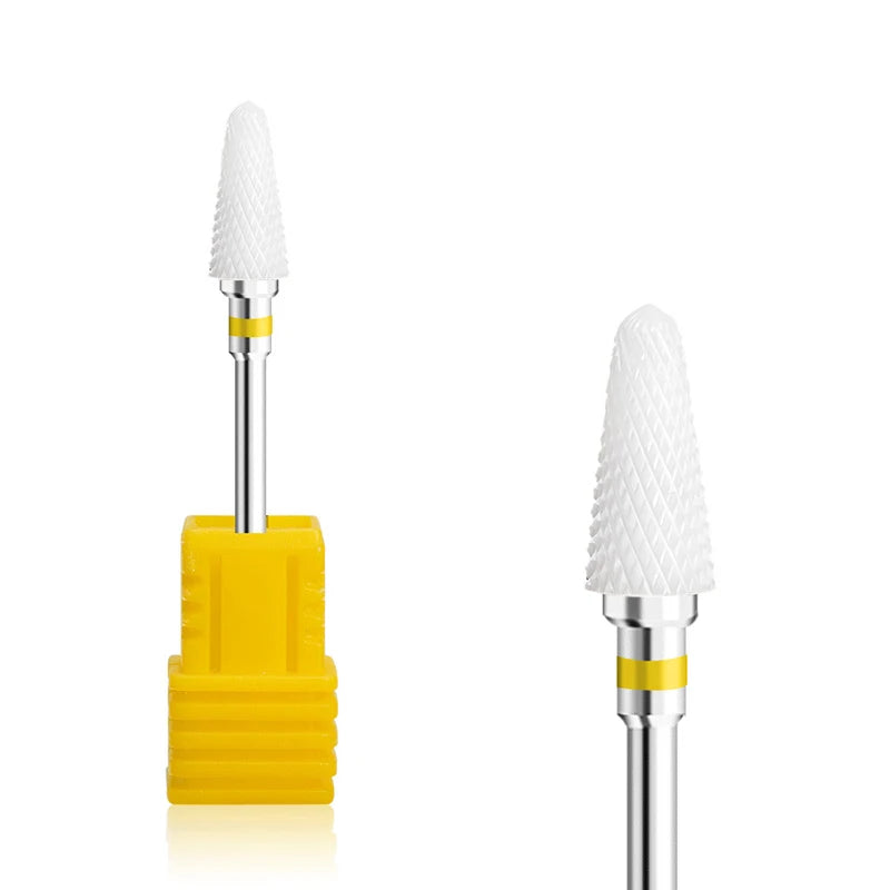 1pcs Ceramic Milling Cutter Nail Drill Bits Electric Manicure Drills Pedicure Mill Bits Machine Files Nail Art accessories Tool