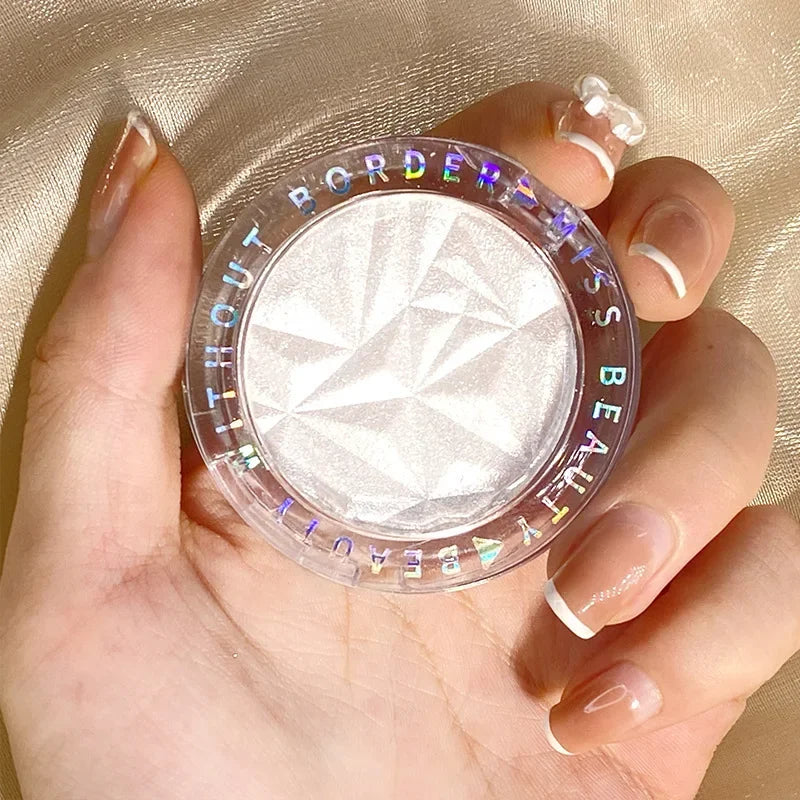 Shimmer Diamond Glow Highlighter 2-Color Palette – Brighten & Contour, Radiant Skin, Natural Glow for Festival & Daily Makeup