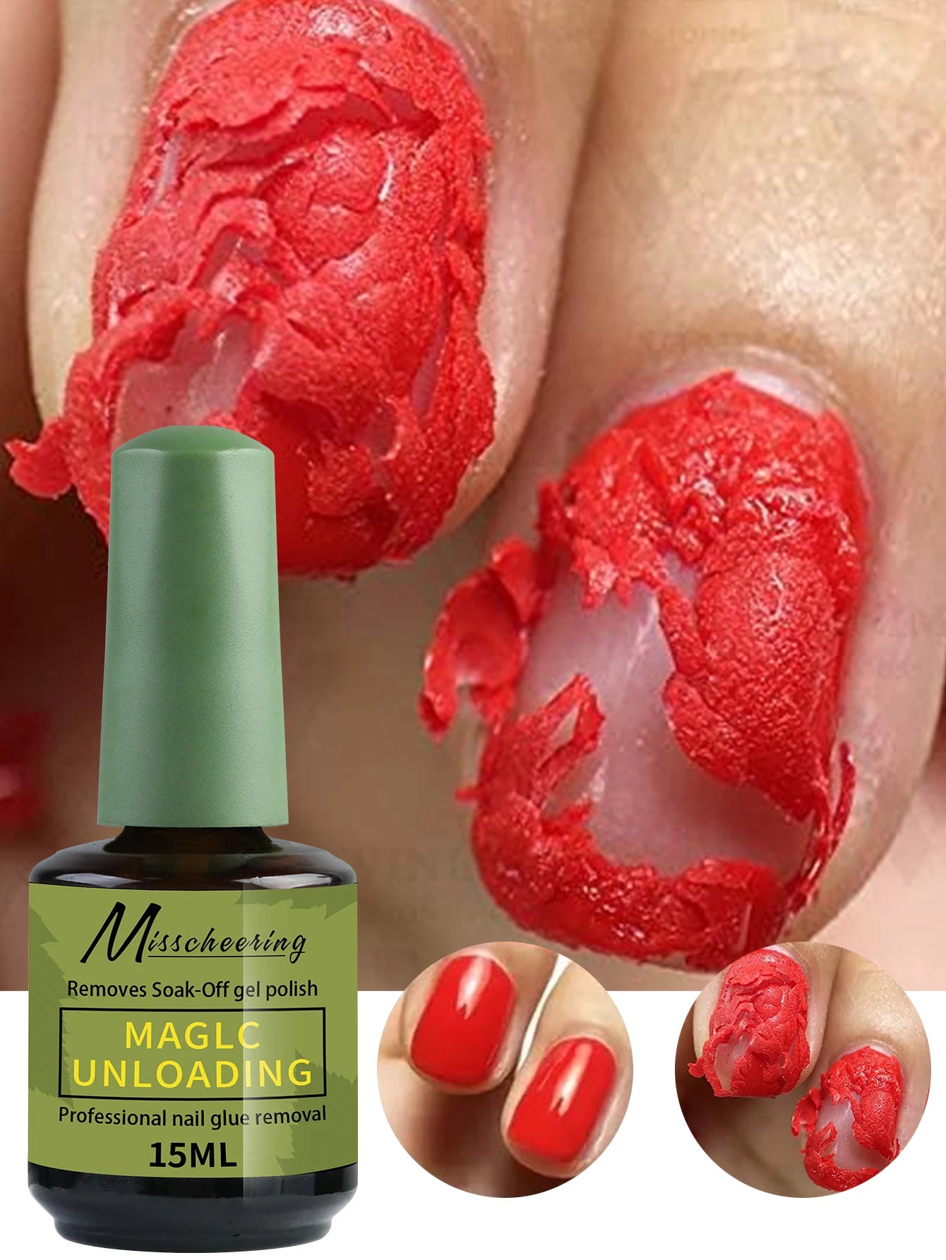 8/15ml Magic Nail Gel Polish For Remover UV LED Gel In 3-5 Mins Quick Burst Removal Semi Permanent Nail Art Varnish