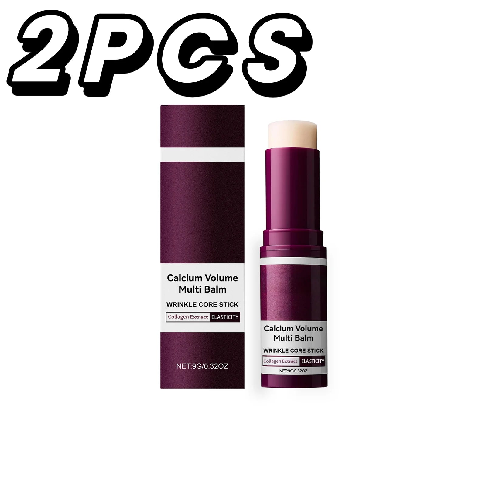 Calcium Volume Multi Balm Hydrating Anti Aging Fade Fine Lines Firming Skin Brightening Nourishing Collagen Moisturing Stick