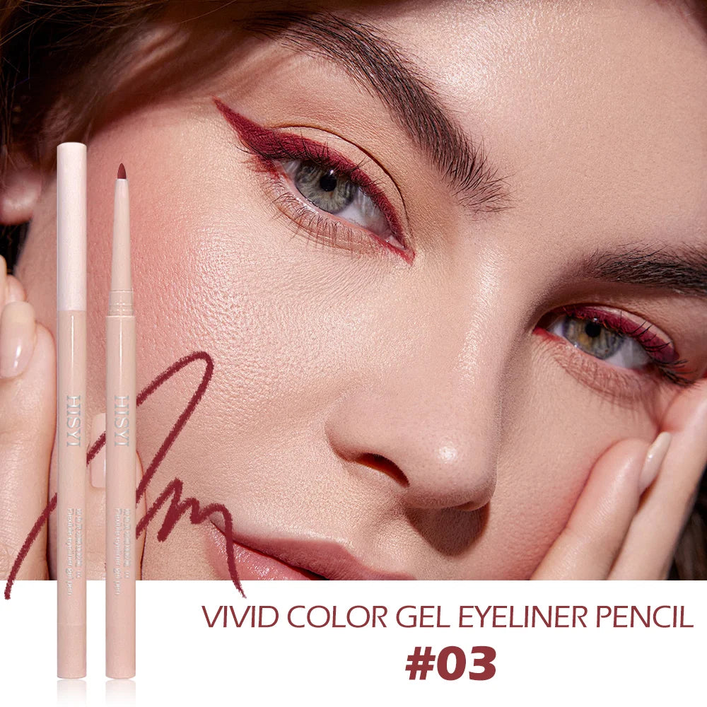 Eyeliner Shadow Stick — Twist-Up Sharpener, Long-Wear Waterproof Smudge-Proof, Precise Matte Line & Blendable, Xmas & Winter