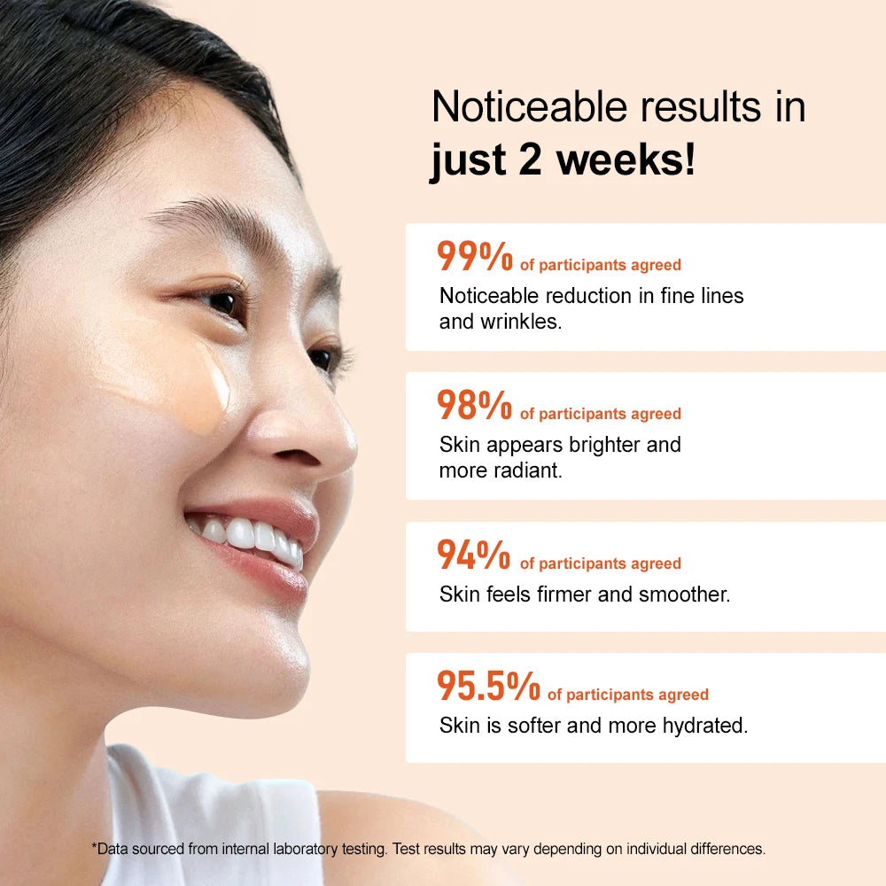Vitamin C Whitening Facial Serum Fade Dark Spots Hyaluronic Acid Moisturizing Repair Dull Face Essence Skin Care Products