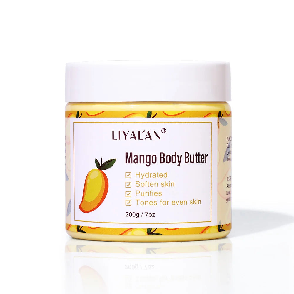 Shea Body Butter Soothes Dry Skin Nourish Moisturizer Smooth Rough Deep Hydration Cream Coconut Rose Mango Skin Care Body Lotion