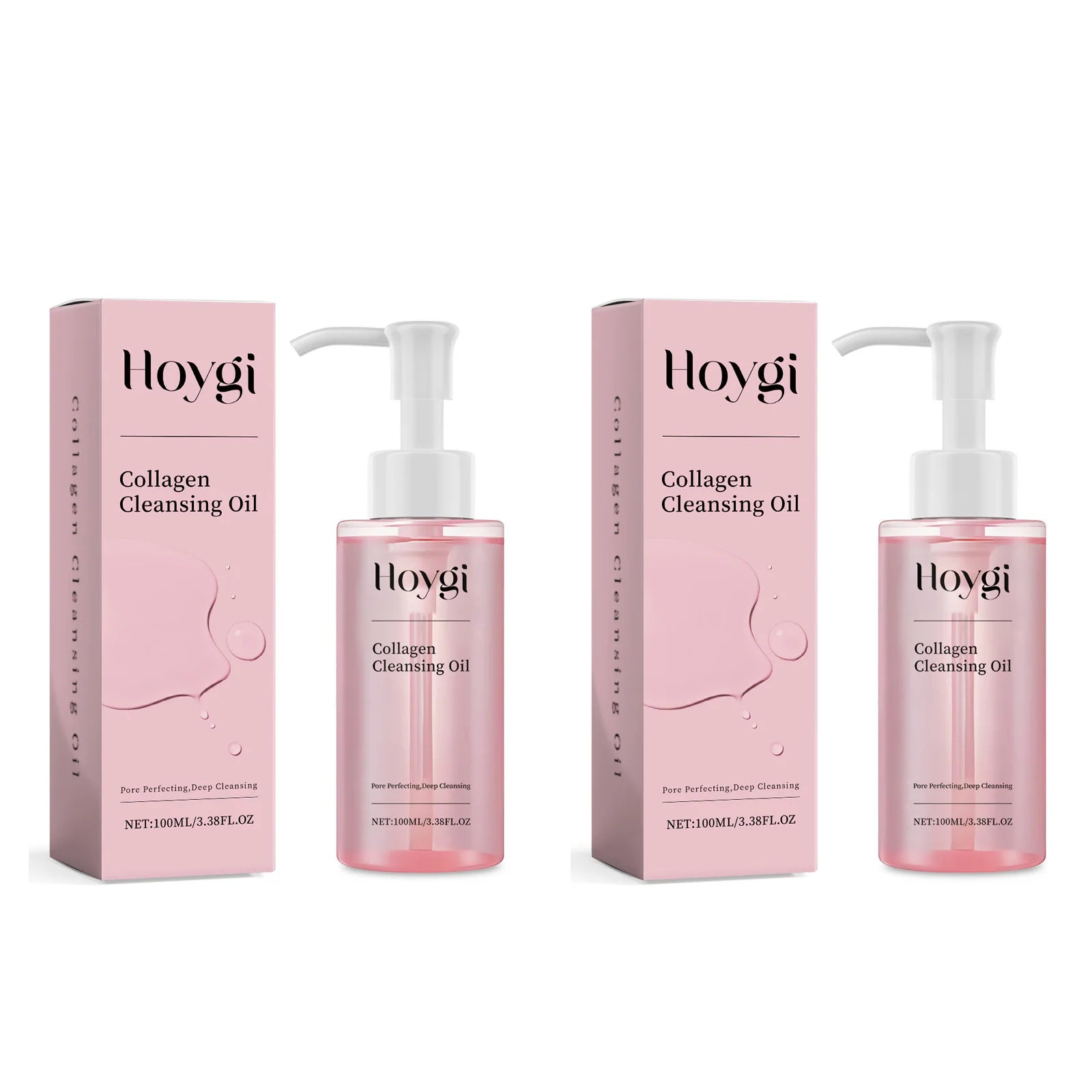 Collagen Makeup Remover Oil Jojoba Oil Makeup Remover Deep Cleansing Pore Dirt Gentle Daily Emulsifying Facial Cleanser Cosmetic